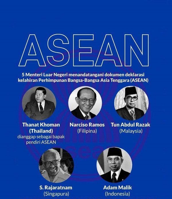 Foto Para Pendiri ASEAN